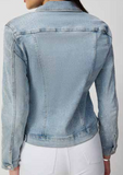 Fitted Denim Sparkle Jacket