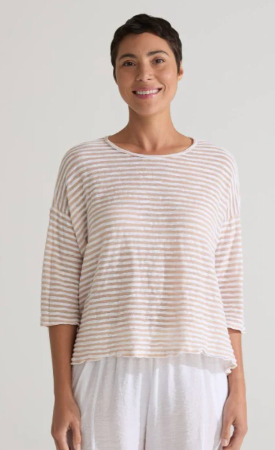 BLACK SHOULDER TEE
