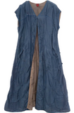 SPIRAL KANTHA ROBE DRESS