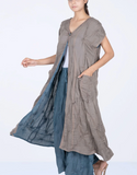 SPIRAL KANTHA ROBE DRESS