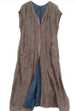 SPIRAL KANTHA ROBE DRESS
