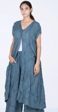 SPIRAL KANTHA ROBE DRESS
