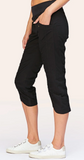 Iris Crop Black Pant