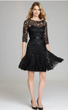 Lace Pintuck Dress