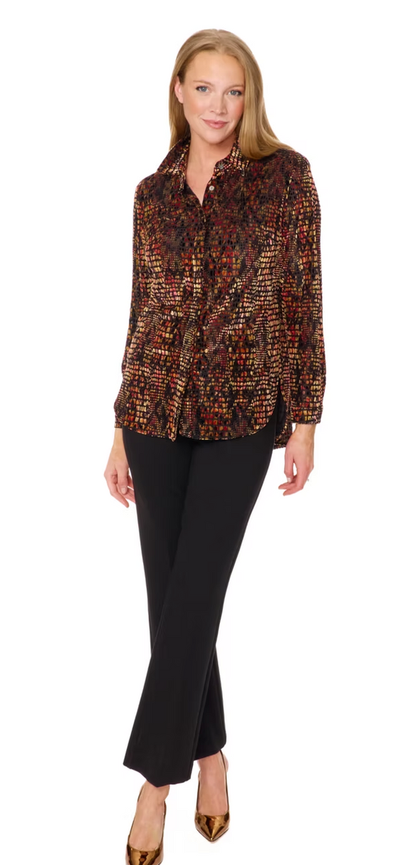 Black Flare Leg Pant