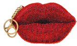 Beaded Lips Coin Purse