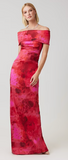 Multi Print Long OTS Gown