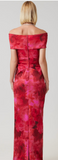 Multi Print Long OTS Gown