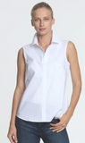 White Lizette Sleeveless Shirt