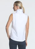 White Lizette Sleeveless Shirt