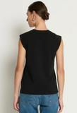 Patti Muscle Tank Jet Black