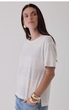 Organic Cotton Silk Touch Stripe S/S Crewneck Tee