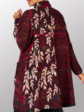 BIG PRINTED PATCH WITH OMBRE BACKING KANTHA ALINE DUSTER