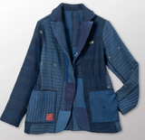 OMBRE PATCHED KANTHA BASIC JACKET