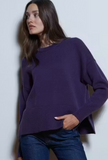 Boxy Solid Crew Neck