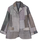 FRAYED PATCH KANTHA BASIC JACKET