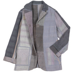 FRAYED PATCH KANTHA BASIC JACKET