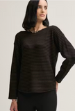 Shirttail Easy Boatneck Sweater