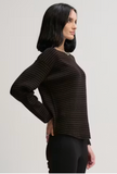 Shirttail Easy Boatneck Sweater