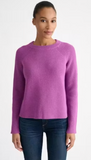 Rib Raglan Crewneck Sweater