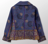 VINTAGE COTTON KANTHA CROPPED BASIC JACKET
