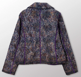 VINTAGE COTTON KANTHA CROPPED BASIC JACKET