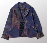 VINTAGE COTTON KANTHA CROPPED BASIC JACKET