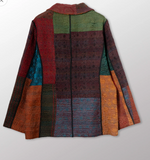 JACQUARD SILK KANTHA BASIC JACKET