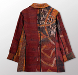 JACQUARD SILK KANTHA BASIC JACKET