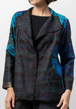 Tie Dye Circle Shibori Kantha Short Jacket