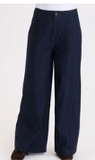 Miller Indigo Twill Wide Leg Trouser