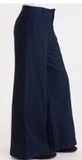 Miller Indigo Twill Wide Leg Trouser