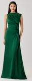 Sleeveless High Neck Gown