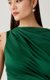 Sleeveless High Neck Gown