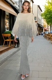 Tulip Skirt Sequined