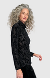 Cut Velvet Turtleneck