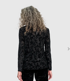 Cut Velvet Turtleneck