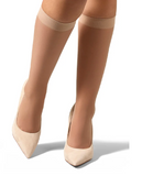 Satin Sheer Knee High