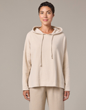 Step Hem Cozy Hooded Sweatshirt