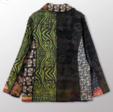 JACQUARD SILK KANTHA BASIC JACKET