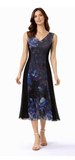 Paneled Contrast Dress