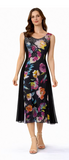 Paneled Contrast Dress