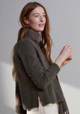 4-Ply Cropped Boxy Crew W/ Side Slits