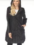 Crinkle Fabric Packable Rain Coat
