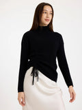 Rouched Cashmere Sweater