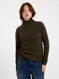 Rouched Cashmere Sweater