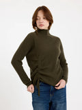 Rouched Cashmere Sweater