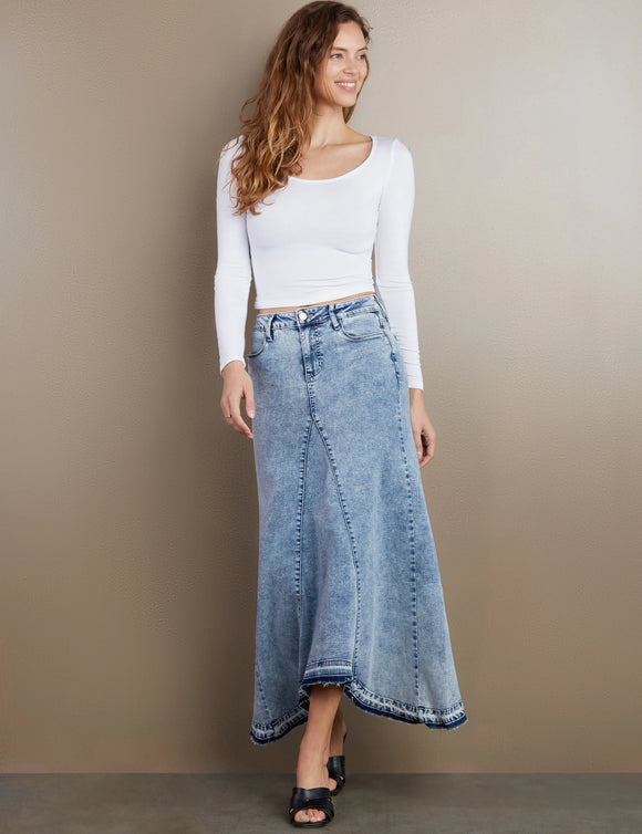 Mineral Blue Skirt