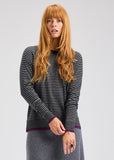 Black Pencil Stripe Sweater