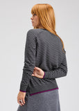 Black Pencil Stripe Sweater